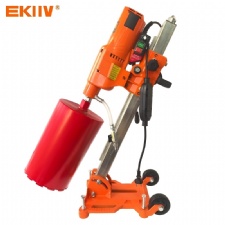 EKIIV MW-255B Quality Assurance 255mm Concrete Heavy Safety Clutch Diamond Core Drill Machine with Stand